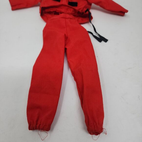 Vintage GIJoe Clothes For 12 inches Action Figure Rare Red Military Pants Jacket - Picture 8 of 8